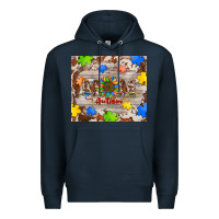 Navy autism mom Premium Hoodie - BarkalooDesign