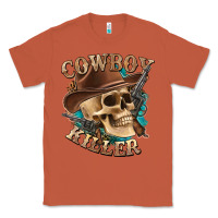 Copper cowboy killer with skull Classic Tee - texasbilliewilder