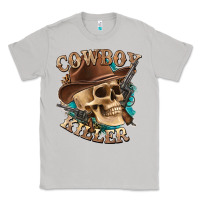 Moon Dust cowboy killer with skull Classic Tee - texasbilliewilder