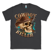 Smoke cowboy killer with skull Classic Tee - texasbilliewilder