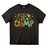 Asphalt Born To Camp Heavy Core Tee - CowhideDigitalArt