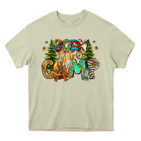 Mossy Born To Camp Heavy Core Tee - CowhideDigitalArt