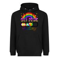 Black gay pride loading Heavyweight Hoodie - Zillion Design Studio