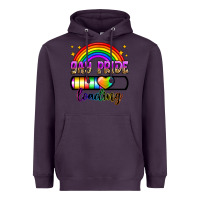 Plum gay pride loading Heavyweight Hoodie - Zillion Design Studio