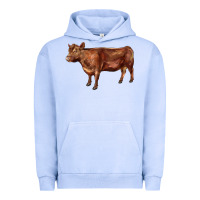 Pigment Grape Ice red angus cow Urban Hoodie - LillyAllenDesigns