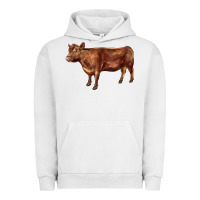 Pigment Lunar Rock red angus cow Urban Hoodie - LillyAllenDesigns