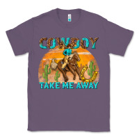 Lavender cowboy take me away Classic Tee - texasbilliewilder