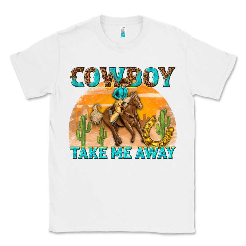 Cowboy Take Me Away Classic Tee by texasbilliewilder | Teevron