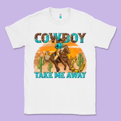 Classic Tee cowboy take me away