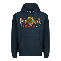 Navy autism mom Premium Hoodie - BarkalooDesign