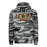Slate Camo autism mom Premium Hoodie - BarkalooDesign