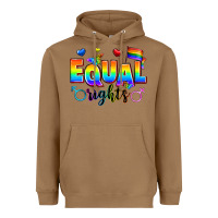 Toasted Coconut equal rights Heavyweight Hoodie - Zillion Design Studio