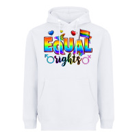 White equal rights Heavyweight Hoodie - Zillion Design Studio