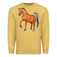 Antique Gold horse Premium Sweatshirt - FaDigitalArtStudio
