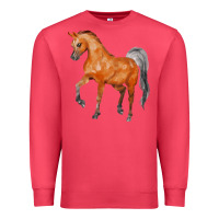 Cardinal horse Premium Sweatshirt - FaDigitalArtStudio