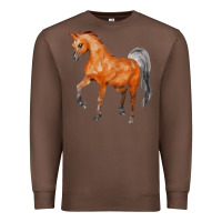 Chestnut horse Premium Sweatshirt - FaDigitalArtStudio