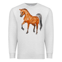 Oatmeal Heather horse Premium Sweatshirt - FaDigitalArtStudio