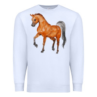 White horse Premium Sweatshirt - FaDigitalArtStudio