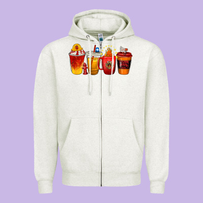 Zipper Hoodie firefighter coffee cups