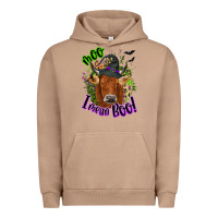 Pigment Burro Moo i mean boo Cow Urban Hoodie - NancyCooperArtShop
