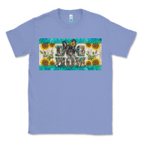 Colony Blue dog mom french  bulldog license plate template Classic Tee - BarkalooDesign