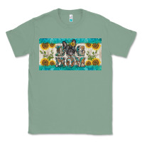 Sage dog mom french  bulldog license plate template Classic Tee - BarkalooDesign