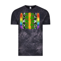 Cloud Black st patricks day rainbow brushstroke Vintage Tee - Artiststas