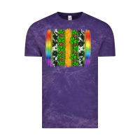 Cloud Purple st patricks day rainbow brushstroke Vintage Tee - Artiststas