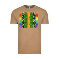 Vintage Coffee st patricks day rainbow brushstroke Vintage Tee - Artiststas