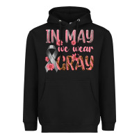 In May We Wear Gray Heavyweight Hoodie | Teevron