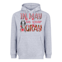 Heather Grey In May We Wear Gray Heavyweight Hoodie - texasbilliewilder
