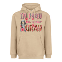 Mushroom In May We Wear Gray Heavyweight Hoodie - texasbilliewilder
