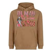 Toasted Coconut In May We Wear Gray Heavyweight Hoodie - texasbilliewilder