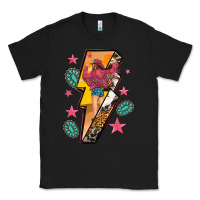 Black cowgirl with lightning bolt Classic Tee - texasbilliewilder