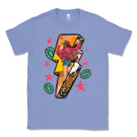 Colony Blue cowgirl with lightning bolt Classic Tee - texasbilliewilder