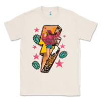 Natural cowgirl with lightning bolt Classic Tee - texasbilliewilder