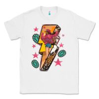 White cowgirl with lightning bolt Classic Tee - texasbilliewilder