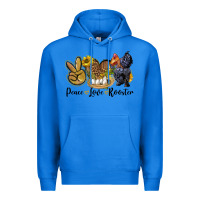 True Royal peace love rooster Premium Hoodie - LillyAllenDesigns