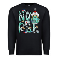 Black nurse Premium Sweatshirt - RacoonDesign