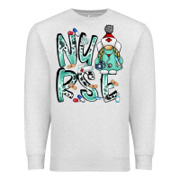 Oatmeal Heather nurse Premium Sweatshirt - RacoonDesign