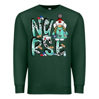 Sports Green nurse Premium Sweatshirt - RacoonDesign
