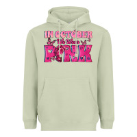 Matcha In October We Wear Pink Heavyweight Hoodie - texasbilliewilder