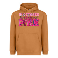 Meerkat In October We Wear Pink Heavyweight Hoodie - texasbilliewilder