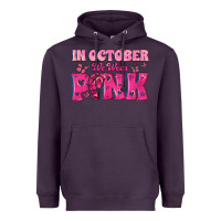 Plum In October We Wear Pink Heavyweight Hoodie - texasbilliewilder