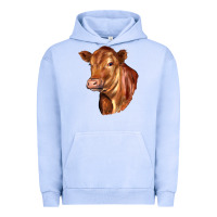 Pigment Grape Ice red angus cattle cow Urban Hoodie - LillyAllenDesigns