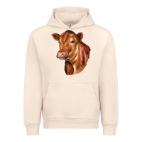 Sandshell red angus cattle cow Urban Hoodie - LillyAllenDesigns