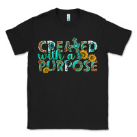 Black created with a purpose Classic Tee - texasbilliewilder