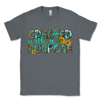 Charcoal Heather created with a purpose Classic Tee - texasbilliewilder