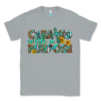 Heather Grey created with a purpose Classic Tee - texasbilliewilder