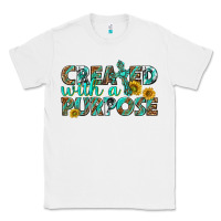 White created with a purpose Classic Tee - texasbilliewilder
